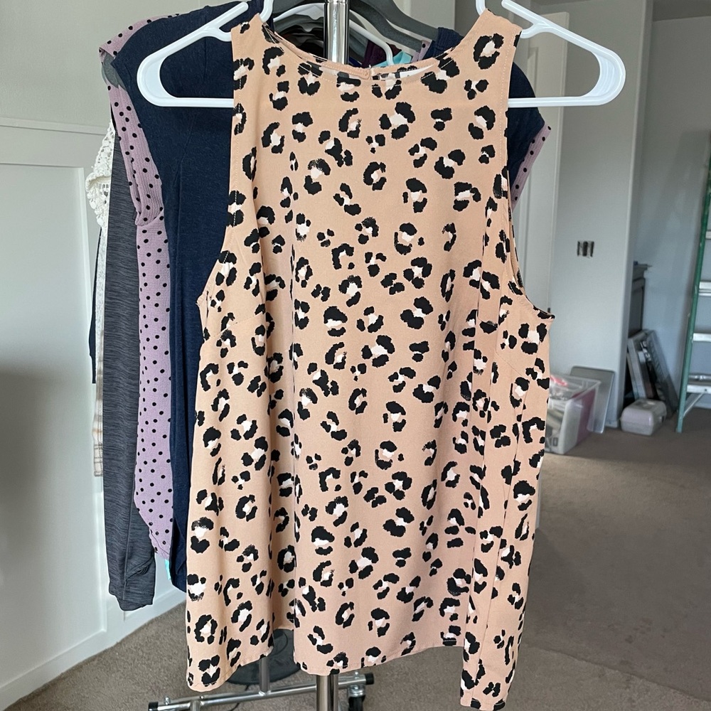 A New Day Leopard Tank Top